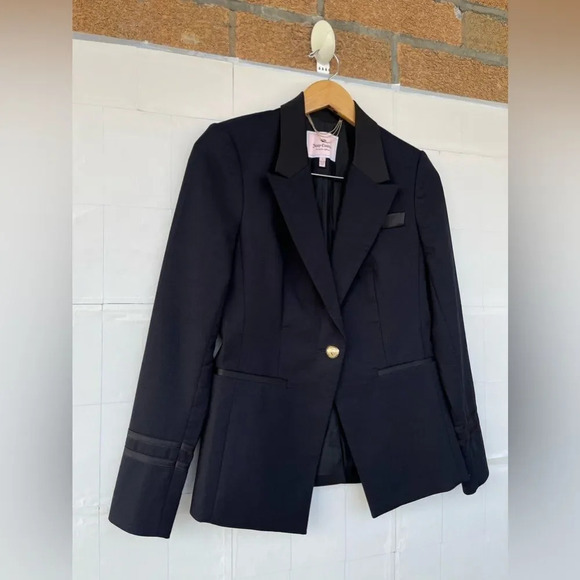 Juice Couture Notched Lapel Single-Breasted Blazer size 2 - Picture 4 of 12